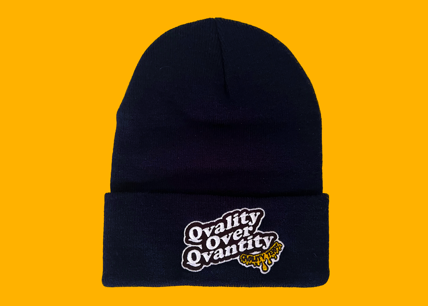 Qvality Over Qvantity Beanie