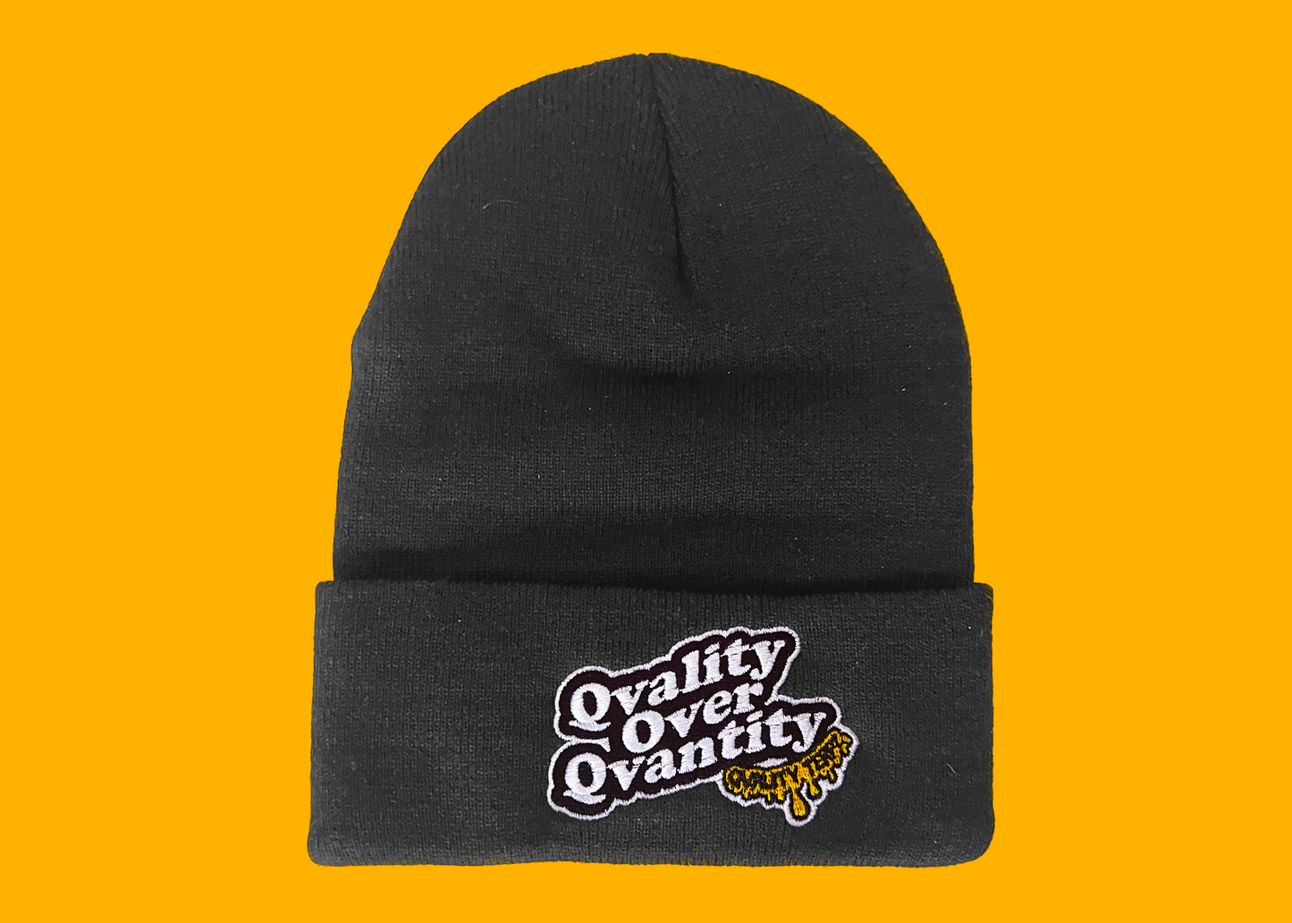 Qvality Over Qvantity Beanie