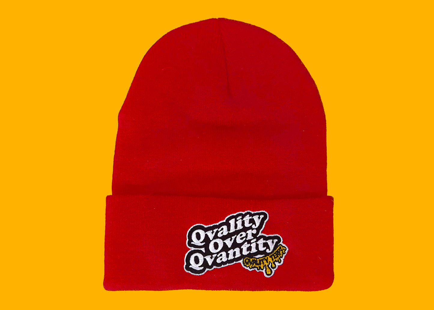 Qvality Over Qvantity Beanie